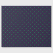 Drillende polka-stippen (groot) cadeaupapier (Vlak)