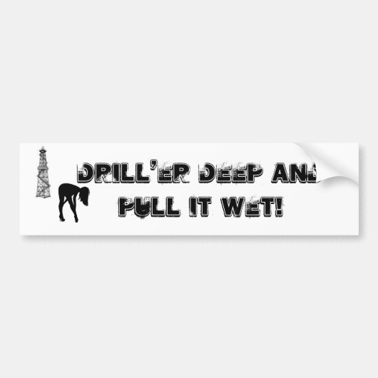 Drill'er Deep Bumpersticker (Voorkant)