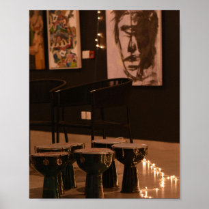 Drillerige Boheemse Galerij Muurkunst Poster