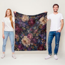 Drillerige gotische impressionistische bloementuin