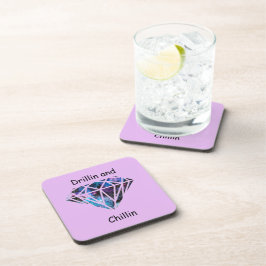 Drillin en Chillin Bier Onderzetter