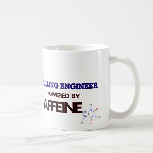 Drilling Engineer Powered by caffeine Koffiemok (Rechts)