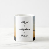 Drilling Rig Silhouette Koffiemok (Center)