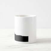 Drilling Rig Silhouette Magische Mok (Center)