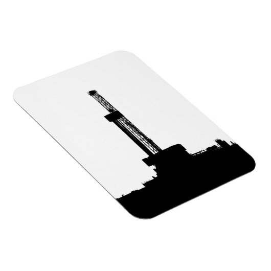 Drilling Rig Silhouette Magneet (Rechterzijde)