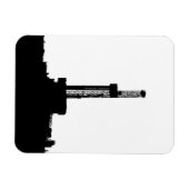 Drilling Rig Silhouette Magneet (Horizontaal)