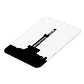 Drilling Rig Silhouette Magneet (Linkerzijde)