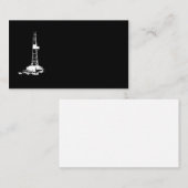 Drilling Rig Silhouette Visitekaartje (Voorkant / Achterkant)