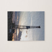 Drilling Rig Sunset Legpuzzel (Horizontaal)