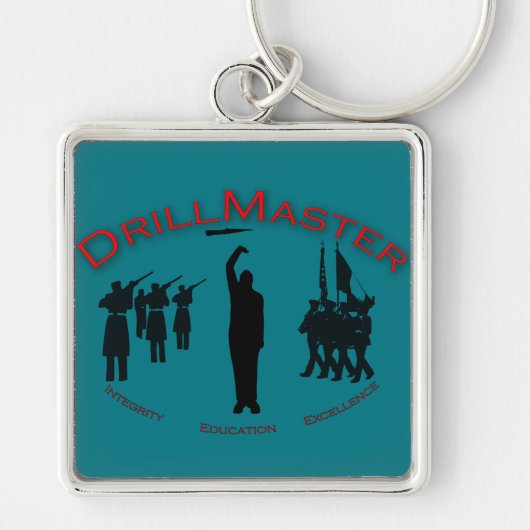 DrillMaster Logo Key Fob Sleutelhanger (Voorkant)