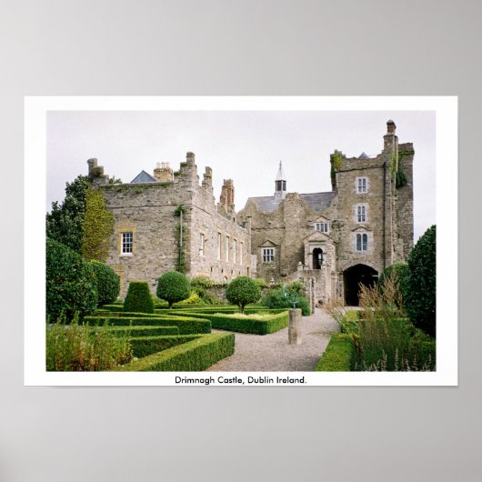 Drimnagh Castle, Dublin Ierland Poster (Voorkant)
