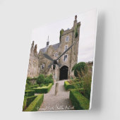 Drimnagh Castle klok, Dublin Ierland. Vierkante Klok (Hoek)