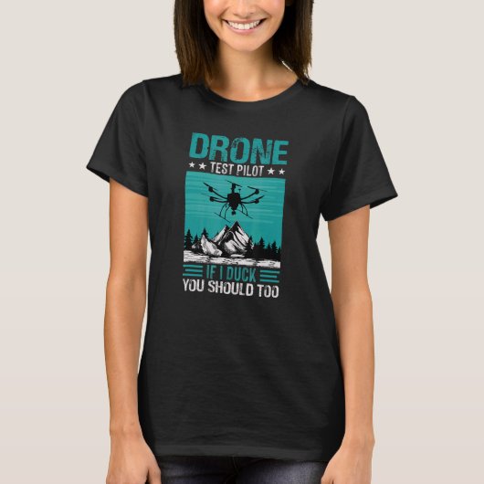Drinetestpiloot Mannen T-shirt als ik je zou moete (Voorkant)