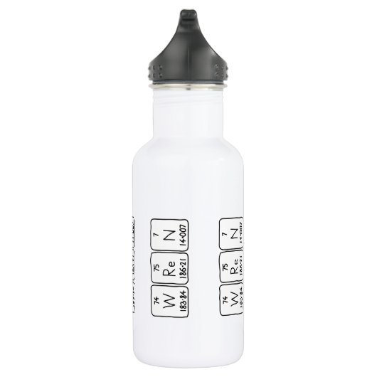Dringbare benaming waterfles waterfles  (Rechts)
