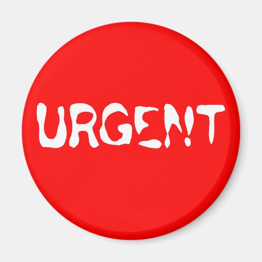 DRINGEND MAGNEET (Voorkant)