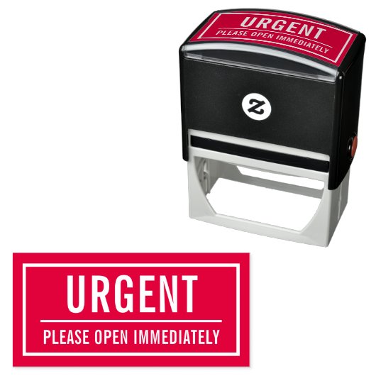 Dringend Open Onmiddellijk Zelfinktende Stempel (In situ)