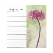 Dringend roos in roze notitieblok (Voorkant)