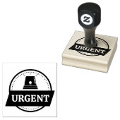 DRINGEND RUBBERSTEMPEL (Gestempeld)