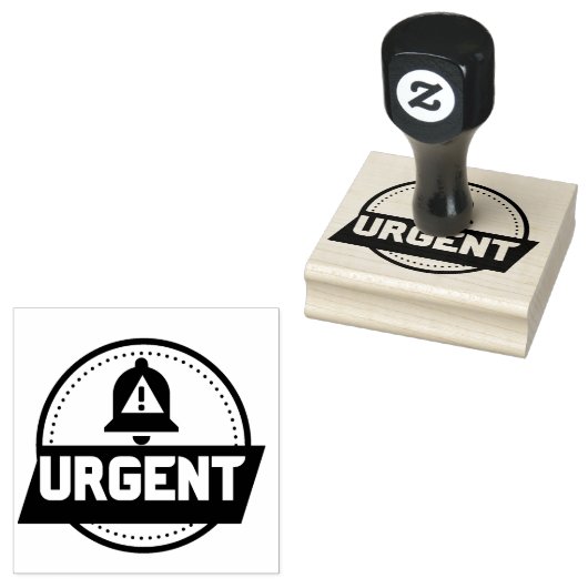 DRINGEND RUBBERSTEMPEL (Gestempeld)