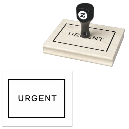 Dringend Rubberstempel (Gestempeld)