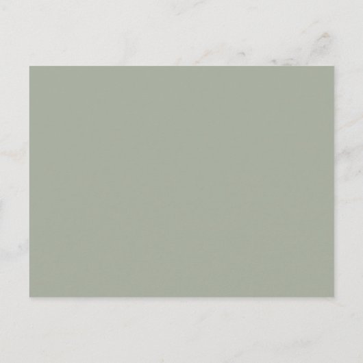 Dringend staal Solid Color Briefkaart (Achterkant)