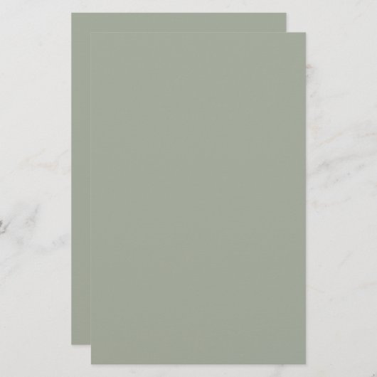 Dringend staal Solid Color Briefpapier (Voorkant / Achterkant)