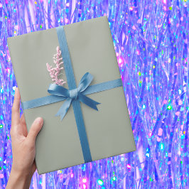 Dringend staal Solid Color Cadeaupapier