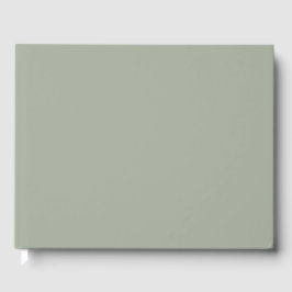 Dringend staal Solid Color Gastenboek