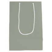 Dringend staal Solid Color Medium Cadeauzakje (Achterkant)