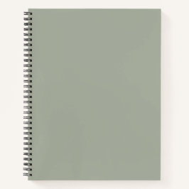 Dringend staal Solid Color Notitieboek