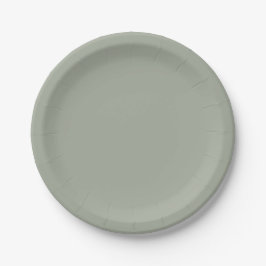 Dringend staal Solid Color Papieren Bordje