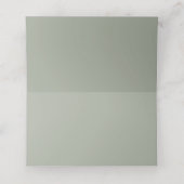 Dringend staal Solid Color Plaatskaartje (Binnenkant ongevouwen)