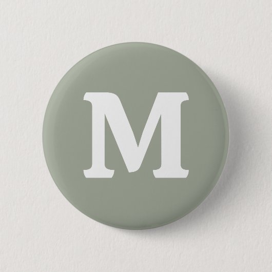 Dringend staal Solid Color Ronde Button 5,7 Cm (Voorkant)