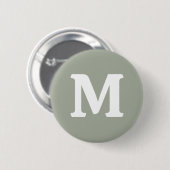Dringend staal Solid Color Ronde Button 5,7 Cm (Voorkant /achterkant)