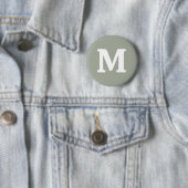 Dringend staal Solid Color Ronde Button 5,7 Cm (In situ)