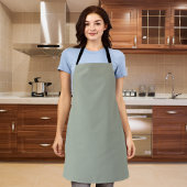 Dringend staal Solid Color Schort