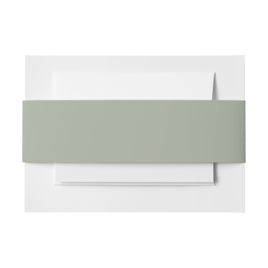 Dringend staal Solid Color Uitnodigingen Wikkel (Voorkant Voorbeeld)