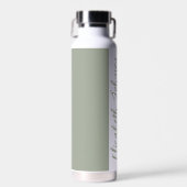 Dringend staal Solid Color Waterfles (Voorkant)