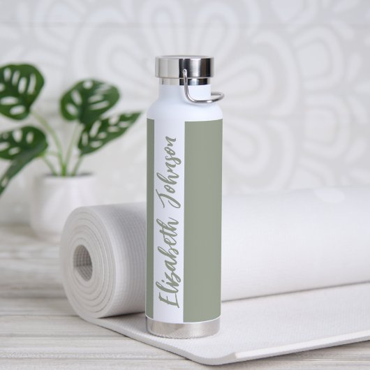 Dringend staal Solid Color Waterfles (Yoga)