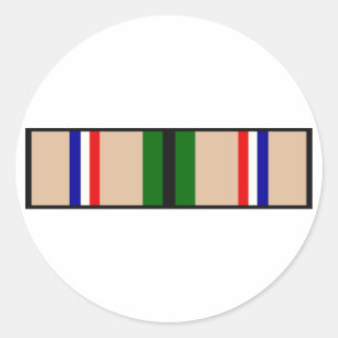 Dringend Storm Ribbon Ronde Sticker