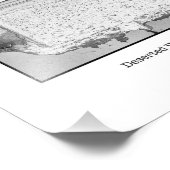 Dringend uitzicht door het derektisch venster foto afdruk (Hoek)