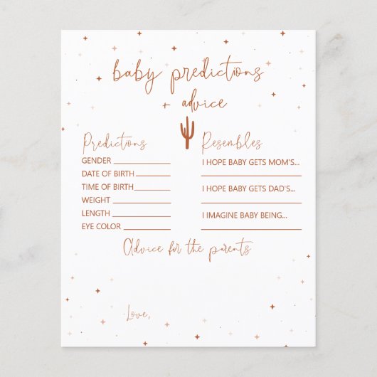 Dringende Baby shower Baby + Advice Card (Voorkant)