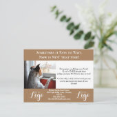 Dringende Call-to-Action Vastgoedkaart Briefkaart (Staand voorkant)