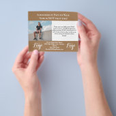 Dringende Call-to-Action Vastgoedkaart Flyer (Hand)
