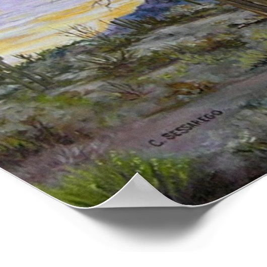 Dringende coyotes die prints schilderen op canvas (Hoek)