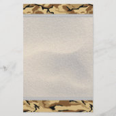 Dringende kleurencampagne met zand achtergrond - L Briefpapier (Voorkant)