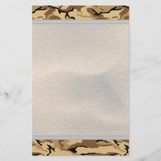 Dringende kleurencampagne met zand achtergrond - L Briefpapier (Voorkant)