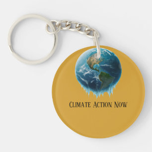 Dringende oproep: Klimaatactie nu Sleutelhanger