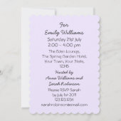 Dringende Paarse vrijgezellenfeest zwarte pastel Kaart (Achterkant)