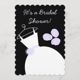 Dringende Paarse vrijgezellenfeest zwarte pastel Kaart